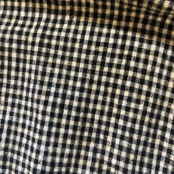 Wah Maker Frontier Clothing Mens Shirt Sz large Black&white Tiny Check Button Up - Picture 9 of 9